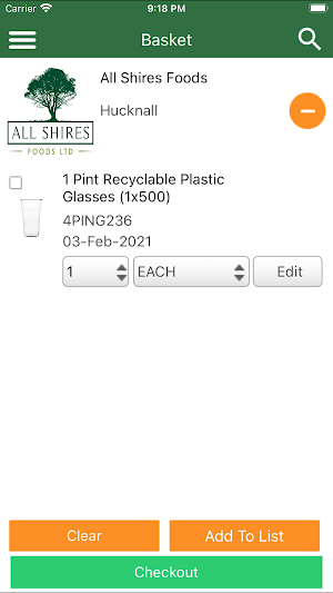 All Shires Foods Screenshot 3