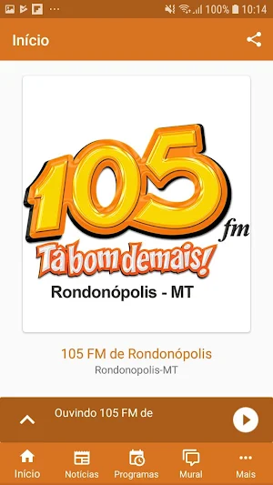105 FM de Rondonópolis Screenshot 1