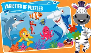 Kids Puzzle - Animals Puzzle Game Screenshot 1
