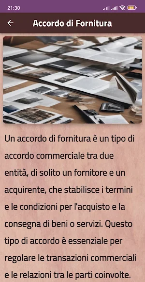 un accordo tra imprese Screenshot 1