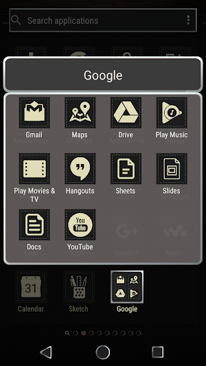 leather | Xperia™ Theme | Icon Pack Screenshot 3