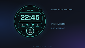 Cyber Glow Watch Face Screenshot 0