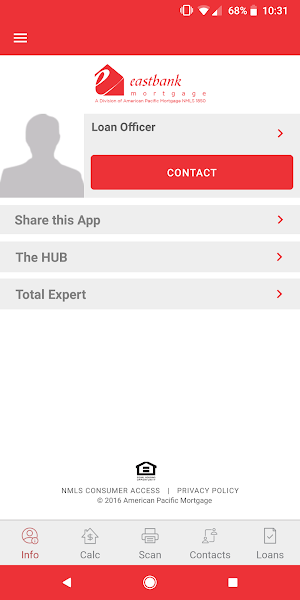Eastbank Mortgage App Screenshot 1