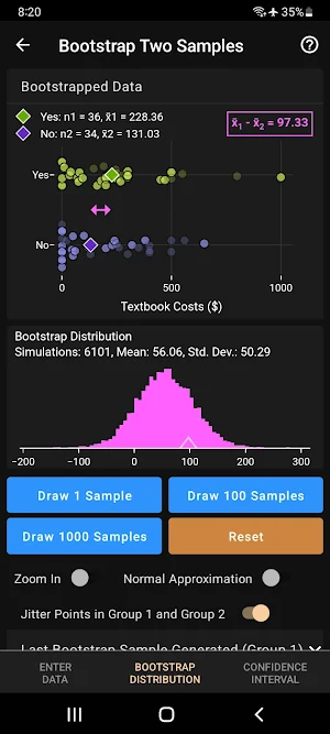 Art of Stat: Resampling Screenshot 1