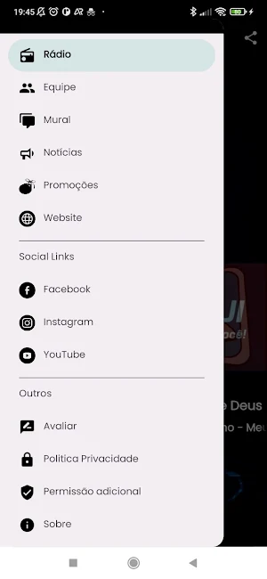 Web Rádio Reino de Deus Screenshot 2