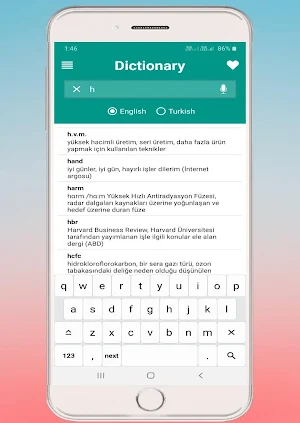 English Turkish Dictionary Screenshot 3