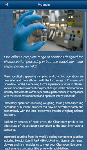 Esco Lifesciences Screenshot 1