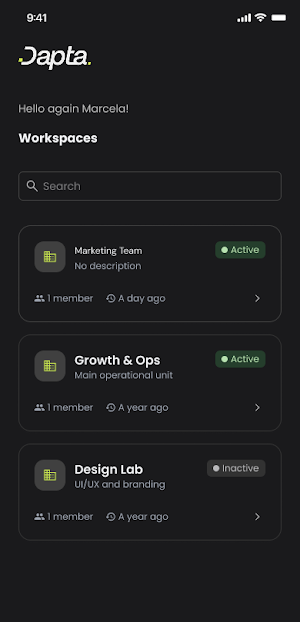 Dapta AI Screenshot 2