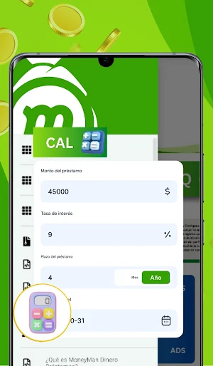 MoneyMan Dinero Préstamos Info Screenshot 2