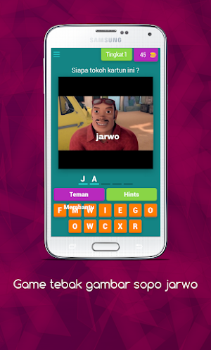 Game tebak gambar sopo jarwo Screenshot 0