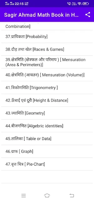 Sagir Ahmad Math Book in Hindi||Tricky Math Book Screenshot 3