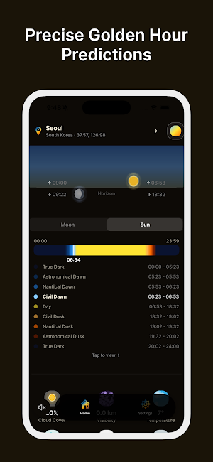 Golden Horizon: Sunrise Sunset Screenshot 0