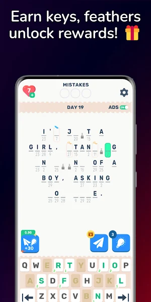 Cryptogram - Mega Words Screenshot 3