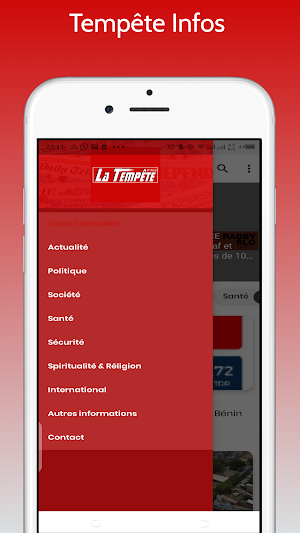 Tempête Infos : L'actualité en temps réel Screenshot 0