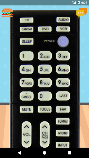Remote Control For Mitsubishi TV Screenshot 1