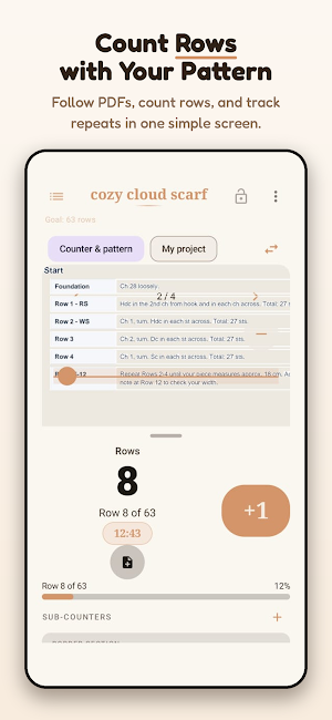 Row Counter: Crochet & Knit Screenshot 0