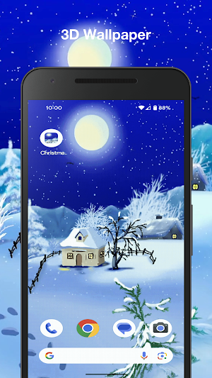 Christmas Night Live Wallpaper Screenshot 0