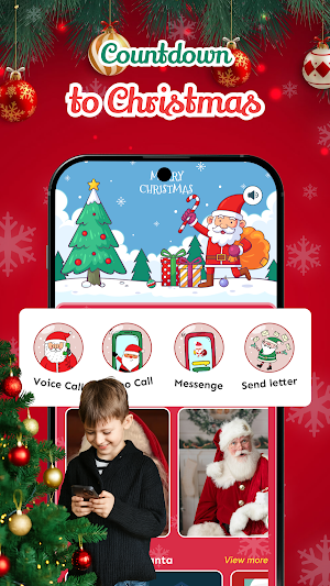 Santa Fake Video Call Screenshot 1