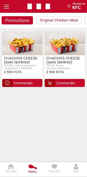 Kfc Gabon Screenshot 2