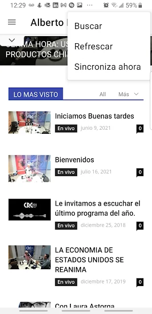 Alberto Padilla Periodista Screenshot 2