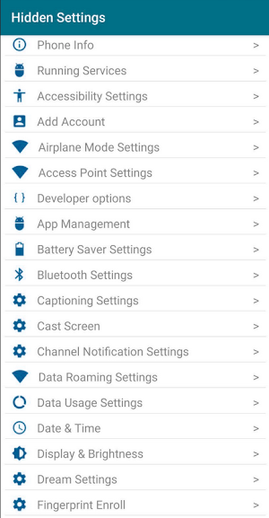 Quick Settings app Screenshot 0