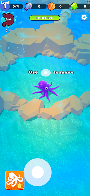 Octopus: Idle Survival Game Screenshot 0