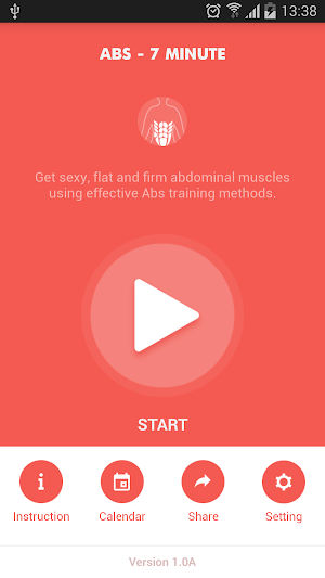 Abs workout 7 minutes Screenshot 0