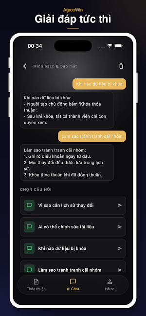 AgreeWin: Thỏa thuận minh bạch Screenshot 3