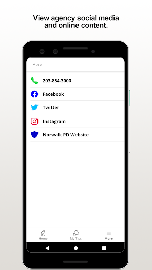 Norwalk PD Screenshot 2