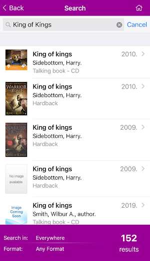Northamptonshire Libraries Screenshot 2