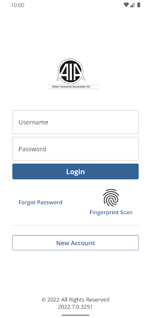 Allen Insurance AIA Online Screenshot 0