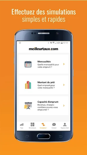Meilleurtaux.com – Taux, crédit, assurance Screenshot 1