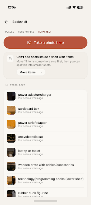 Mise — Photo Inventory Screenshot 1