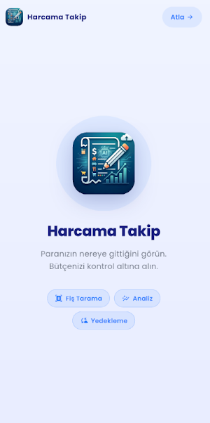 Harcama Takip & Akıllı Fiş Screenshot 1