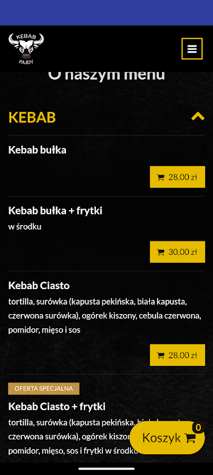 Kebab u Pajdy Złocień Screenshot 0