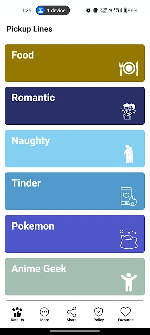 Pickup lines & flirty messages Screenshot 2
