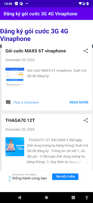 Đăng ký 3G 4G Vinaphone Screenshot 0
