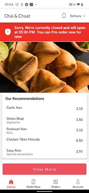 Chai & Chaat Screenshot 1