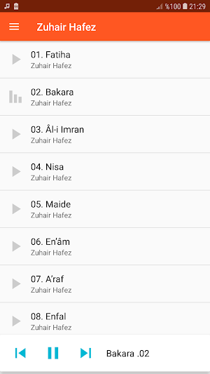 Zuhair Hafez Full Quran mp3 Screenshot 0