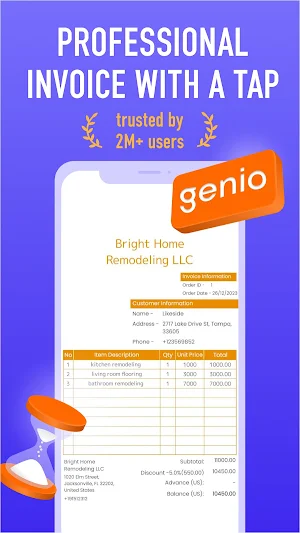 Invoice Maker – Billing App Screenshot 0