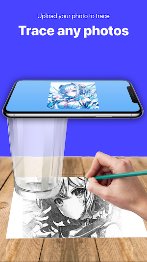 Draw Anime Sketch: AR Draw Screenshot 1