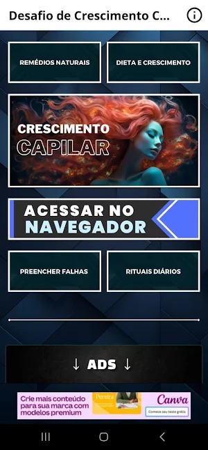 Desafio de Crescimento Capilar Screenshot 0