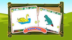 Bird Sounds Animal Kids Games - Puzzle & Coloring Screenshot 1