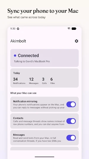 Akimbolt: Connect to your Mac Screenshot 0