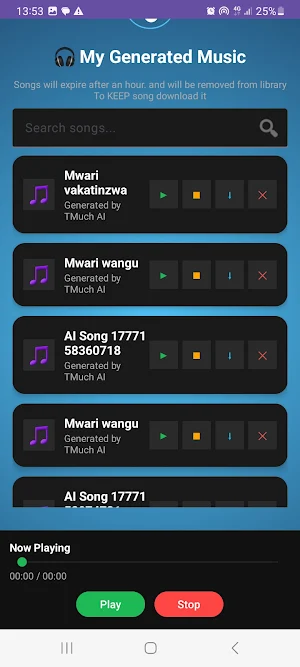 tMuch- Zim AI Music Creator Screenshot 1