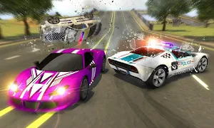 Police Car vs Gangster Escape Screenshot 3