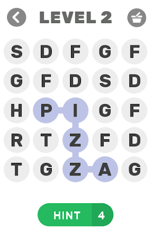 Food Crossword Puzzle Screenshot 1