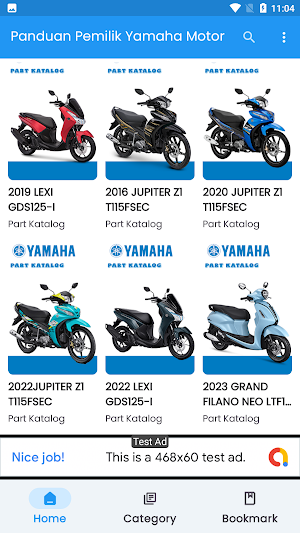 Yamaha Motor SparePart Catalog Screenshot 0