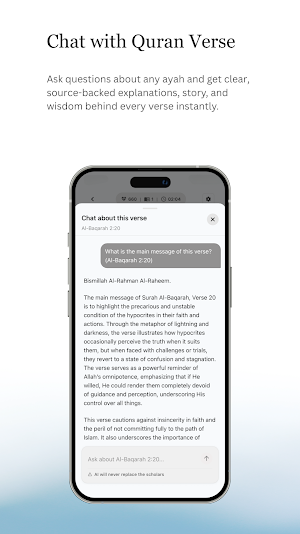Hikma AI: Quran Chat & Hadith Screenshot 3