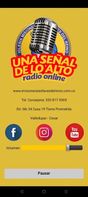 Emisora Las Llaves Del Reino Screenshot 0